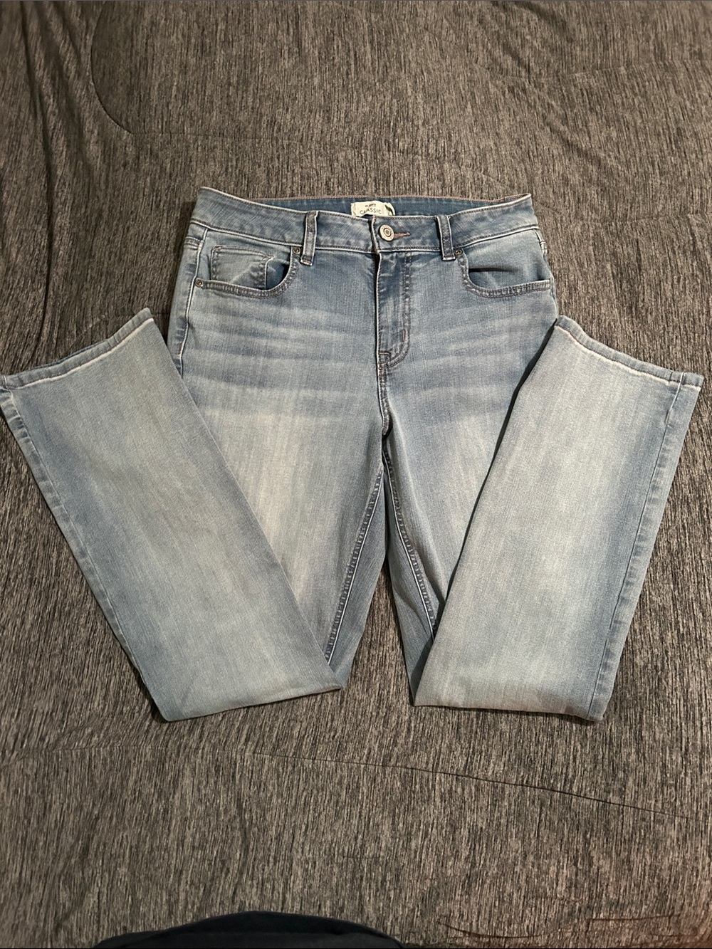 Maurices Light Blue Straight Leg Jeans